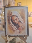 Obraz na desce Maryja z dzieciątkiem 