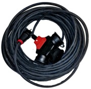 Przedłużacz profesjonalny budowlany trójnik 50m 3x2,5mm