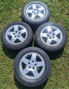 Koła Felgi Alumy Opel Alfa Saab 15" fajny bieżnik i rok