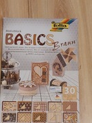 Blok z motywami Folia Basics, brązowy