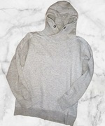 Szara bluza z kapturem Basic rozmiar XL