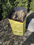 Usztywniacz stabilizator wkładka do worka na śmieci 100x70cm trawa liś