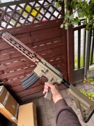ASG AIRSOFT Karabinek Szturmowy 812S - Tan | HK416 Double Bell