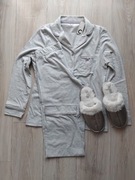 Nowy zestaw Cubus XS piżama + Reserved M 37/38 pantofle domowe kapcie