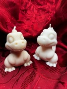 Piękna świeca świeczka uroczy smok, dinozaur