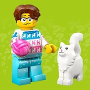 LEGO Minifigurki Minifigures 71048 Seria 27 Cat Lover nowe 100% pewności !