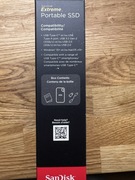 Dysk zewnętrzny SanDisk extreme portable SSD 1TB