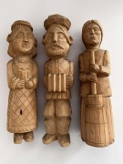 ludowe rzeźby w drewnie, wykonane ręcznie