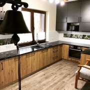 Granitowe blaty kuchenne Absolute Black kamień 