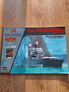 GPM Pancernik USS California 1:200 model kartonowy 