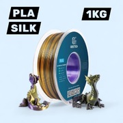 Filament Geeetech PLA Silk 1kg - trójkolorowe czarny-złoty-fioletowy