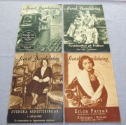 Svensk Damtidning 4 magazyny Vintage 1935r.