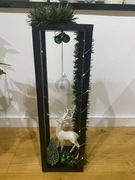 Lampion świąteczny bożonarodzeniowy stroik choinka