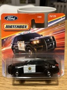 MATCHBOX - FORD POLICE INTERCEPTOR UTILITY - 75/125 - ZOBACZ POZOSTAŁE