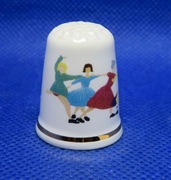 Naparstek Kolekcjonerski Porcelanowy Gulid  - Tańce 