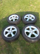 KOMPLET FELG ALUMINIOWYCH 16'' MAZDA 3 + OPONY