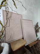 ręcznie robiony obraz boho eko