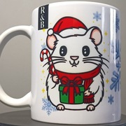 Kubek 330ml "Chomikołaj",Mikołaj, Chomik, Święta, Prezent