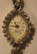 STARY ZEGAREK DAMSKI - Vintage Deauville - Armitron, DIAMENTY 20 SZTUK