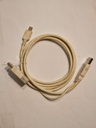 Kabel USB na micro USB z zasilaniem - podwójny USB 2.0 A do mini USB