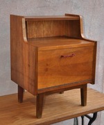 Szafka drewniana nocna, PRL, vintage