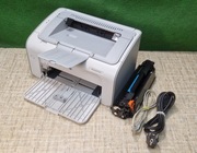 Drukarka laserowa HP P1005 / 1102  nowy toner, komplet kabli - 6 020 str 