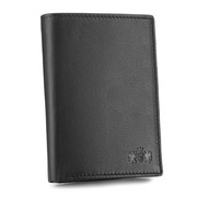 NOWY Portfel męski skórzany pionowy ZG-N4-F2 RFID Secure