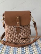 Mała torebka etui na telefon ręcznie wykonana Handmade