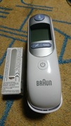 Termometr bezdotykowy Braun thermo scan 7 plus 21 kapturkow 