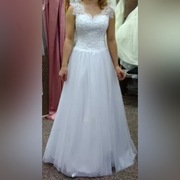 Suknia ślubna "Amelia" r.34/36 Nowa Wyprzedaż -80%