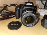 Aparat canon 800d + canon EF-S 58mm 18-55 II + Akumulatory Newell X2