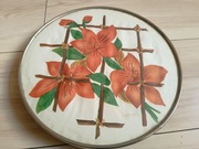 Stara patera na ciasto tort obrotowa PRL 