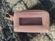 Etui na klucze pudrowy róż 