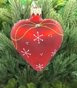 Bombka Choinkowa Szklana Serce 65SER Prezent ! Okazja !