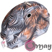 Organizer do Obag MOON LIGHT szary – liście miedziane 2 kieszenie | OMAY