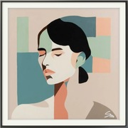 Plakat " Aurelia" - reprodukcja mojego ręcznie malowanego obrazu 