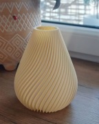 Wazon dekoracyjny, ozdobny na kwiaty, trawy suszone,  karbowany żebrowany