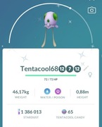 Shiny Tentacool Pokemon go (TRADE)