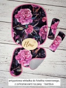 Antypotowa wkładka fotelika rowerowego Hamax pasy bambus ZIELEŃ