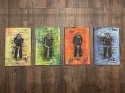 Zestaw obrazów „Cztery pory roku” 4szt o wym. 30x20cm, akryl na płótnie