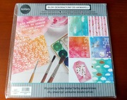 Scrapbooking - blok do akwareli, różne wzory, można użyć do tła