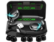 Słuchawki bezprzewodowe TWS F-9 z powerbankiem