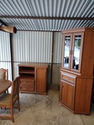 Komoda szafka narożna witryna 