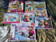 Zestaw puzzli Trefl Castorland 8 opakowań Kraina Lodu Królowena Śnieżka