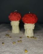 Dzień Babci i Dziadka - świece sojowe bukiet