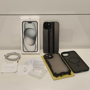 iPhone 15 Plus Black 256GB bateria 91% cały zestaw Super Stan Polecam