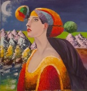 Abstrakcja.  Jej świat 50x50 