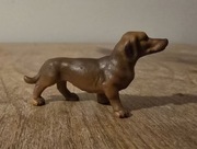 Schleich pies jamnik krótkowłosy figurka unikat model wycofany z 1994 r