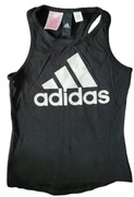 Adidas top sportowy czarny XS / 34 – koszulka fitness, trening, bieganie