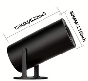 Przenosny projektor domowy z głosnikiem,wifi idealny na prezent/na biwak